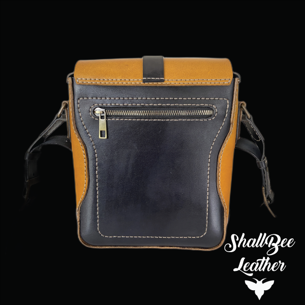 EGO L El Yapımı Hakiki Deri Crossbody Çanta - Görsel 5