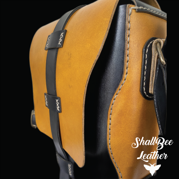 EGO L El Yapımı Hakiki Deri Crossbody Çanta - Görsel 4