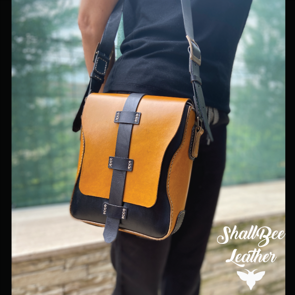 EGO L El Yapımı Hakiki Deri Crossbody Çanta - Görsel 2