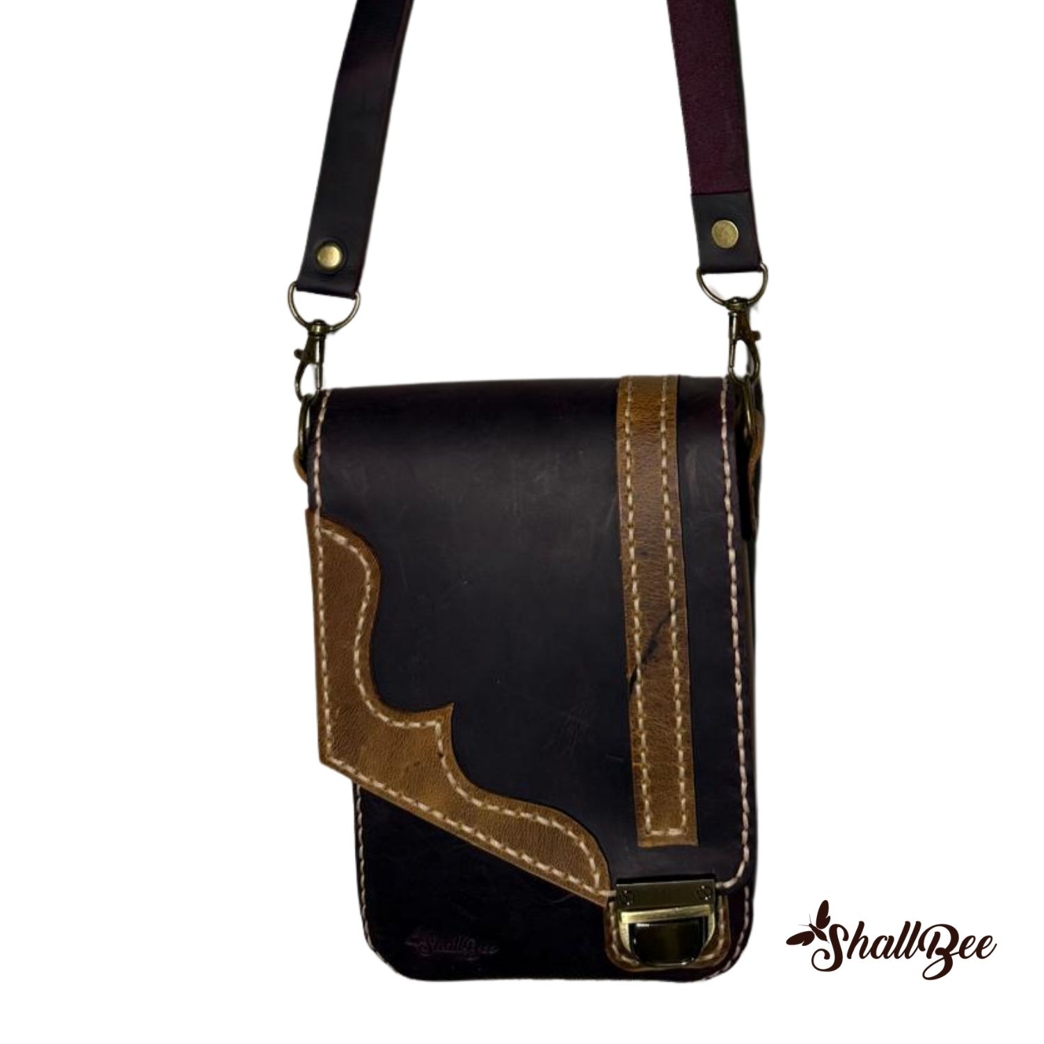LEXY Mini el yapımı deri crossbody çanta
