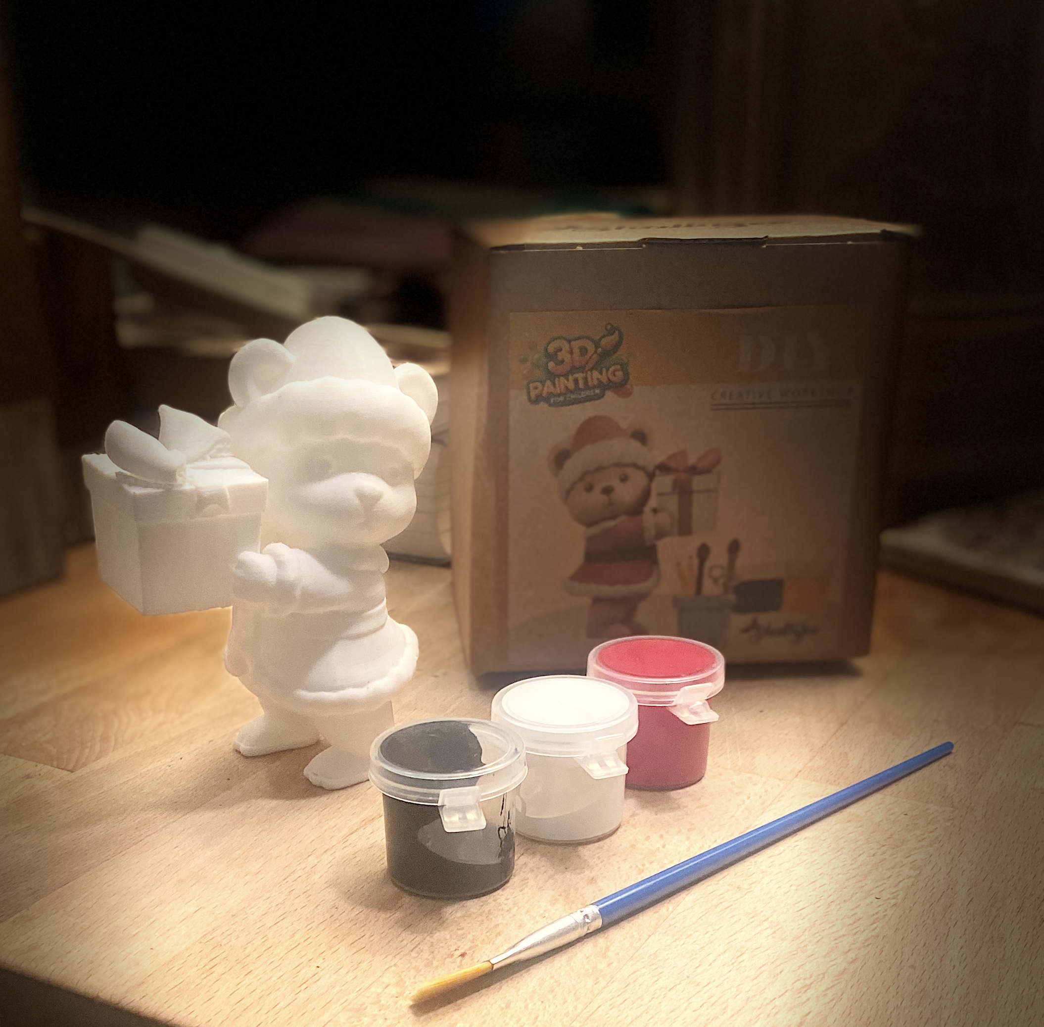 3D Boyama / DIY - Teddy Bear - Görsel 3