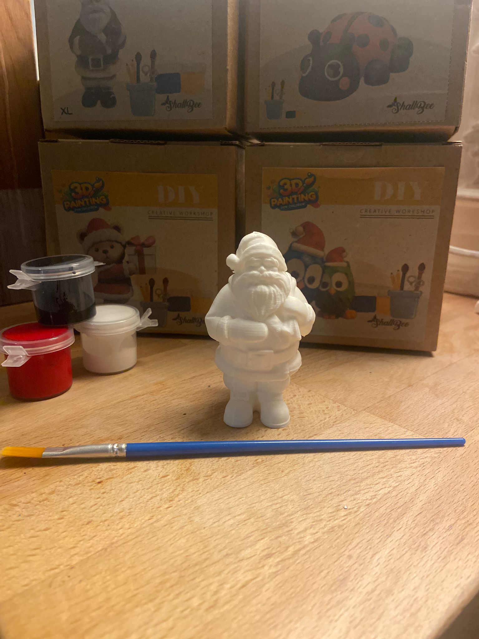 3D Boyama / DIY – Noel Baba Boyama Seti - Görsel 5