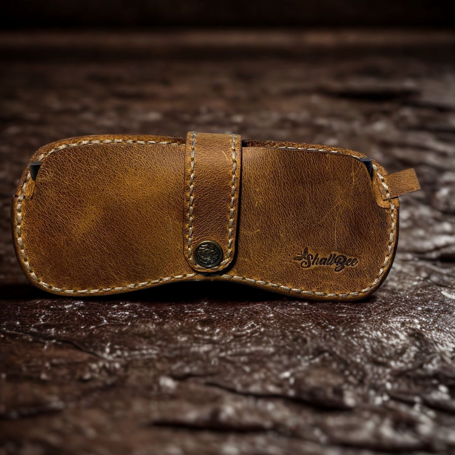 RusticCase – El Yapımı Hakiki Deri Gözlük Kılıfı - Görsel 7