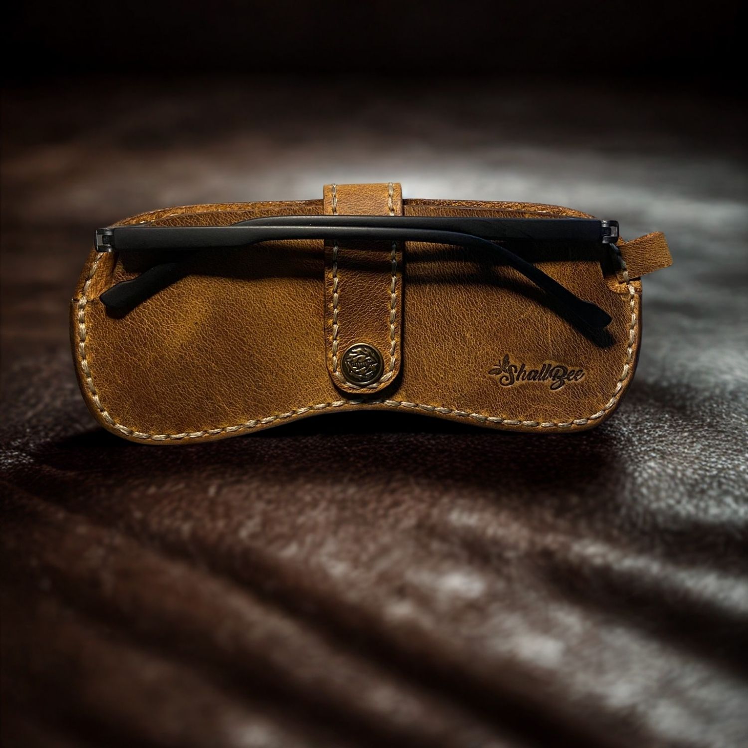 RusticCase – El Yapımı Hakiki Deri Gözlük Kılıfı - Görsel 8