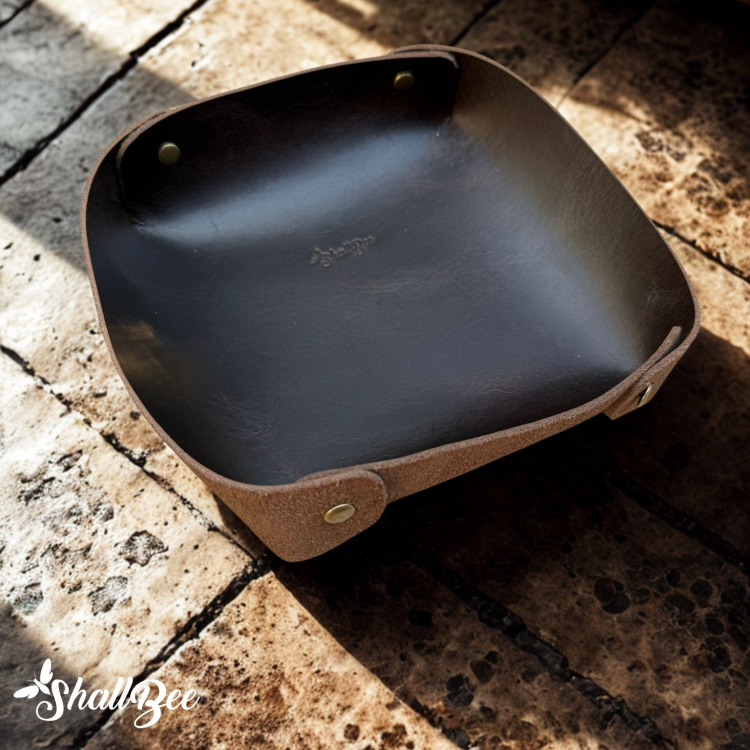 Hakiki Deri Valet Tray – Anahtarlık ve Aksesuar Düzenleyici - Görsel 4
