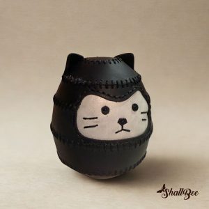 El yapımı deri Fidget Cat