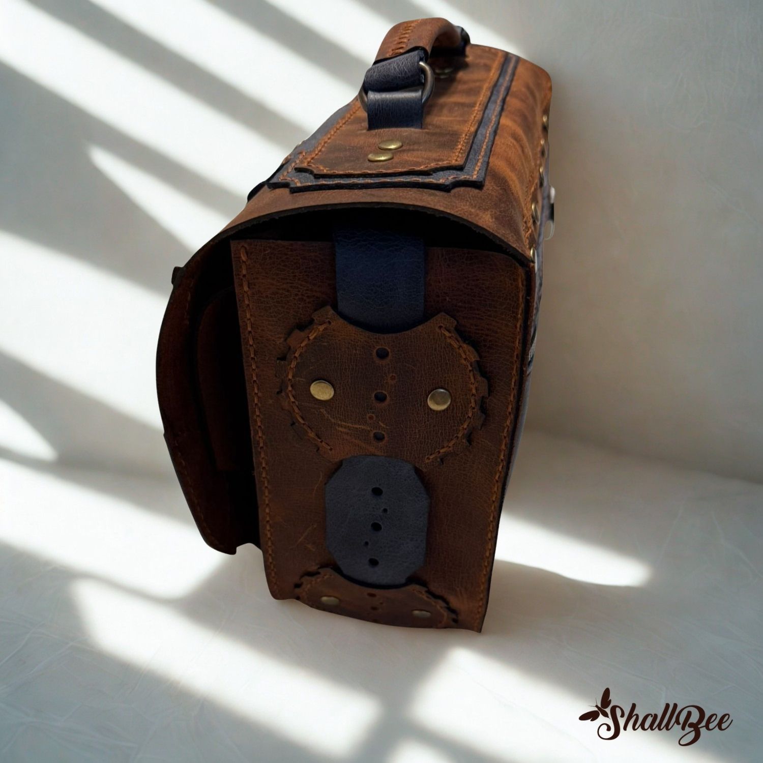 ShallBee Chronogear Deri Çanta - Görsel 2
